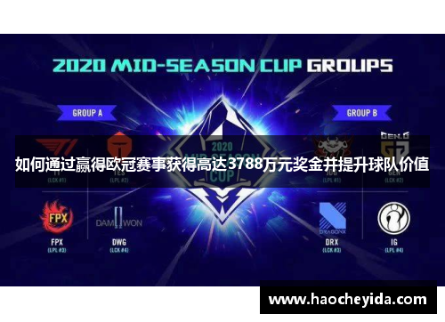如何通过赢得欧冠赛事获得高达3788万元奖金并提升球队价值